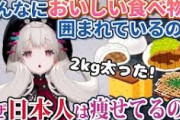 【にじさんじ】日本の食べ物が大好きであるが故に日本人の体型が気になる遠藤霊夢