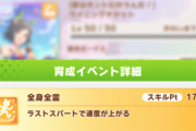 【ウマ娘】チケゾーの体力30と「全身全霊」の交換は割りに合わん気がしてきた