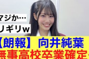 【朗報】櫻坂46向井純葉がギリギリで確定させた模様…#櫻坂46
