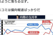 オールドメディアの「支持率下げてやる」グラフが話題に