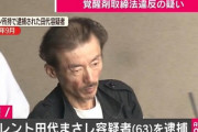【速報】田代まさし容疑者、覚せい剤所持で逮捕　薬物依存の恐ろしさを身を以て知らしめる