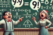 【悲報】「9 × 9 ÷ 9 × 9」の解が2種類存在する！と主張する人が続出...