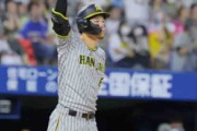 阪神　佐藤輝明が１５号決勝確信弾！「一発狙っていきました」打った直後にバットを掲げる　巨人と２Ｇ差で甲子園天王山へ