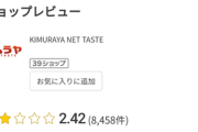 【悲報】キムラヤ楽天市場店の誤表記騒動、大荒れ