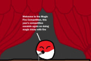 【世界】火の手品大会【ポーランドボール】