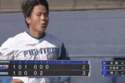 日ハムドラ5畔柳、実戦初登板で1回無安打無失点2奪三振　最速151キロ計測