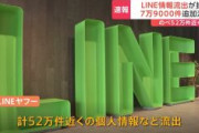 【速報】LINEで個人情報流出　新たに約7万9000件の流出が判明　計52万件