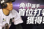 ロッテ角中勝也(33)　首位打者2回←言うほど凄いわ