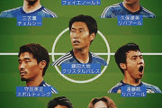 【画像】日本代表のガチスタメン、所属チームからして強すぎるｗｗ