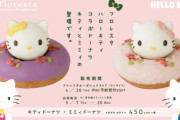 「ハローキティ」からだに優しい自然派ドーナツが登場！赤いカーネーションがキュート＆プレゼントにぴったり