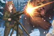 20mm機関砲でクマを撃ったら？20mm機関砲ならクマもバラバラになりそう。