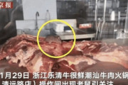 中国の火鍋食堂が炎上「牛肉かじるネズミ」撮られた…「おぞましくて死にそう」 [12/3]