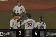 10月6日　ロッテ４－２西武　先発河村が6回2失点の好投！荻野先頭打者弾マーティン復帰後初アーチなど打線も援護し3連勝！
