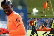 仏1部、足下で爆竹が爆発しGKが気絶…モンペリエ対クレルモンは終了間際に試合中止