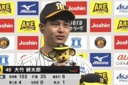 大竹耕太郎 2試合12.2回 2勝0敗 防御率0.71