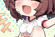 【ウマ娘】体操服の透けとツヤがたまらないデフォルメグランちゃん。