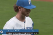【vs.ソフトバンク】日ハム・メネズ、4回の先頭打者に今日5個目の四球を与え降板