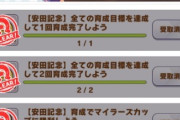 【ウマ娘】消化がめんどくさい安田記念のG1ミッション、条件満たしてる育成キャラって誰がいる？