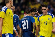 スウェーデン代表、ギリシャと2-2ドロー…W杯で日本と同組　ギェケレシュFK弾などで一時逆転も後半ATで追い付かれる