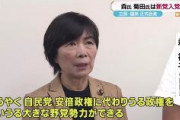 国民民主・森裕子「ようやく、自民党安倍政権に代わる政権を担いうる大きな野党勢力ができる。わくわく久しぶりにしています」　立憲民主との合流で