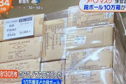 【悲報】廃棄処分される「アベノマスク（段ボール10万箱分）」、在庫の山がコチラｗｗｗｗｗｗｗｗｗｗｗ