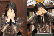 【乃木坂46】賀喜遥香×筒井あやめ 後半.gif 4連発！ドラムロール×あやめんﾄﾞﾔｯ×あーめん×見ないで～【猫舌SHOWROOM】