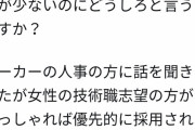 フェミ女さん、ブチギレる　「女に理系が少ないのは男のせい！男が何とかしろ！」