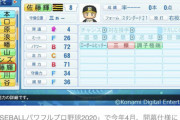 【画像】コナミ『佐藤輝明の能力を高くしすぎて…今の現状を見たらちょっと…ねっ…』←これ