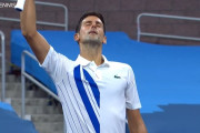 ジョコビッチ、無事シンシナティ初戦突破！！無観客でも勝利後パフォーマンスは健在！！