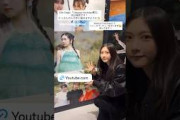 谷口愛季 展示パネルにサインを描くあいりちゃんSHIBUYA TSUTAYA 櫻坂46