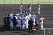 西武水上、頭部に打球が直撃し救急搬送