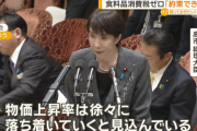 【悲報】高市早苗「食料品消費減税はできない。物価の上昇率は徐々に落ち着くと思う」