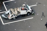 旅行帰り、山陽道で車カスが山林に突っ込みフルオープンカーに。2人死亡4人重傷でご期待ください |  こりゃまたハデに　ハハハ　ＯＫＯＫ　大丈夫ッ