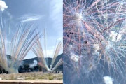 【動画】イタリアで200年間続くというお昼の花火を真下から撮影。