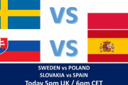 ◆EURO◆E組3節 スペイン5発夢スコでスロバキアに完勝2位突破！ポーランド2点差追いつくも終了間際に突き放され最下位敗退、スウェーデン首位突破！