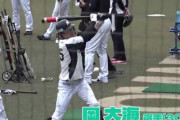 【朗報】千葉ロッテの打者陣、試合前に3キロの“鍛錬棒”を振り込んでいた