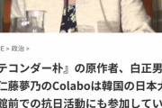 【朗報】テコンダー朴作者「Colabo代表仁藤夢乃さんは抗日運動にも参加している革命戦士だ」