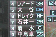 三大気持ち悪い打順「一番キャッチャー」「二番キャッチャー」