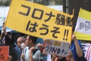 【動画】池袋の反マスク・反ワクチンデモ、ちょっと笑えない規模でヤバすぎる…
