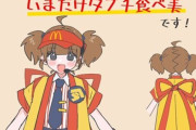 【画像】マクドナルドさん、謎の萌えキャラ『いまだけダブチ食べ美』を生み出すｗｗｗｗ