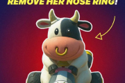 【画像】動物保護団体がマリオカートの牛の対する動物虐待に抗議活動。鼻ピアスを外すように要求