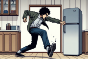 育ち悪い奴「ドアバンッ！冷蔵庫バン！！足音ドタドタ！」