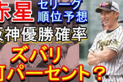 【悲報】阪神、優勝確率８０％まで落ちる