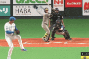オープン戦　日ハム阪神戦　中野拓夢　タイムリー2ベースヒット