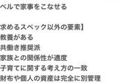 【画像】女性が求める最新の結婚条件だそうです