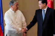 フィリピンが中国と外相会談　台湾情勢に強く懸念表明