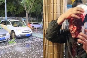 【動画】北京に卵大の雹が降って人や車に大きな被害が発生。