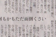 【画像】50代男性さん、とんでもない文を新聞に投稿してしまうwwwwww