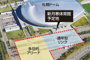 札幌ドーム敷地に新体育館建設へ　2030年冬季五輪・パラリンピックの競技会場とレバンガ北海道の新本拠地を想定