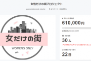 【悲報】「女性だけの街を作る」プロジェクト、中止にwwwwwwwwwwww